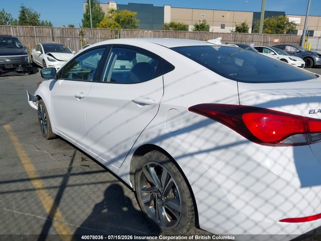 Продажа на аукционе авто 2016 Hyundai Elantra Se/sport/limited, vin: KMHDH4AHXGU590521, номер лота: 40078036