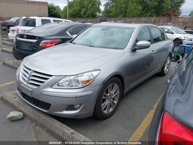 40080267 :رقم المزاد ، KMHGC4DF3BU124783 vin ، 2011 Hyundai Genesis 4.6l مزاد بيع