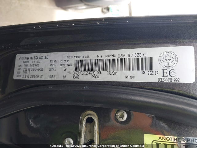 RAM 3500 Big Horn 2019 3C63R3DL7KG547703 Image 17