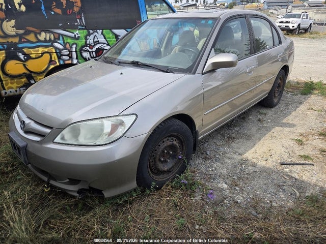 Aukcja sprzedaży 2005 Honda Civic, vin: 2HGES16655H037115, numer aukcji: 40084564