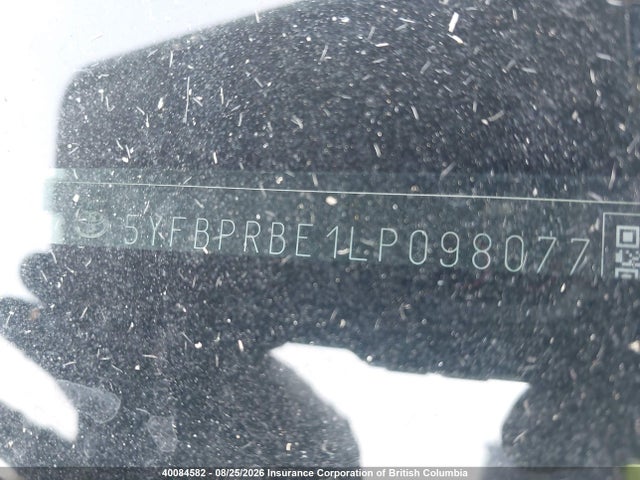 Toyota COROLLA LE 2020 5YFBPRBE1LP098077 Image 19