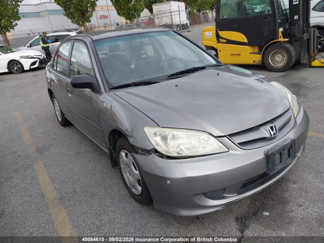Продажа на аукционе авто 2005 Honda Civic, vin: 2HGES15385H047225, номер лота: 40084610
