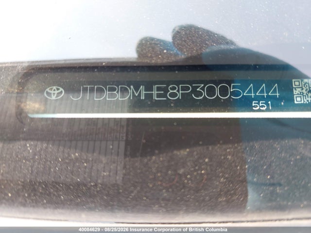 JTDBDMHE8P3005444 Toyota Corolla Le/se/night Shade