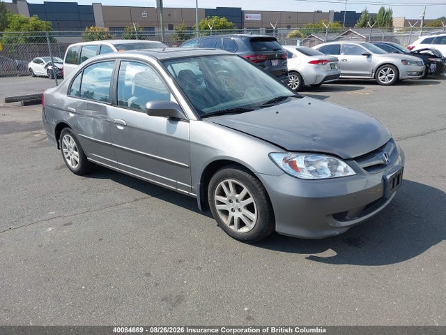 Продаж на аукціоні авто 2005 Honda Civic, vin: 2HGES16695H020365, номер лоту: 40084669