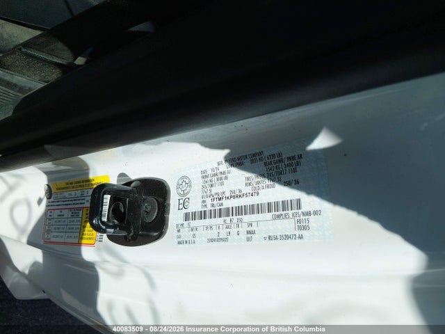 Продаж на аукціоні авто 2024 Ford F-150 Xl, vin: 1FTMF1KP8RKF57479, номер лоту: 40083509