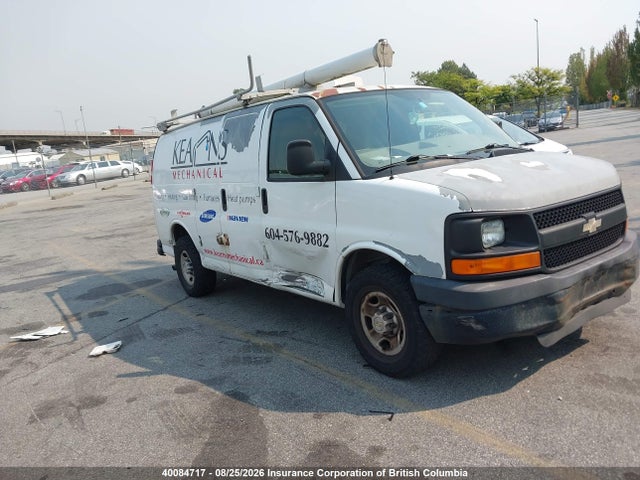 2010 Chevrolet Express G2500 მანქანა იყიდება აუქციონზე, vin: 1GCZGFBA3A1103808, აუქციონის ნომერი: 40084717