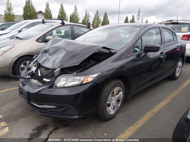 Honda Civic Lx 2014 2HGFB2F45EH029296 Image 2