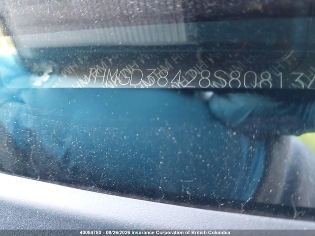 Продаж на аукціоні авто 2008 Honda Fit, vin: JHMGD38428S808134, номер лоту: 40084780