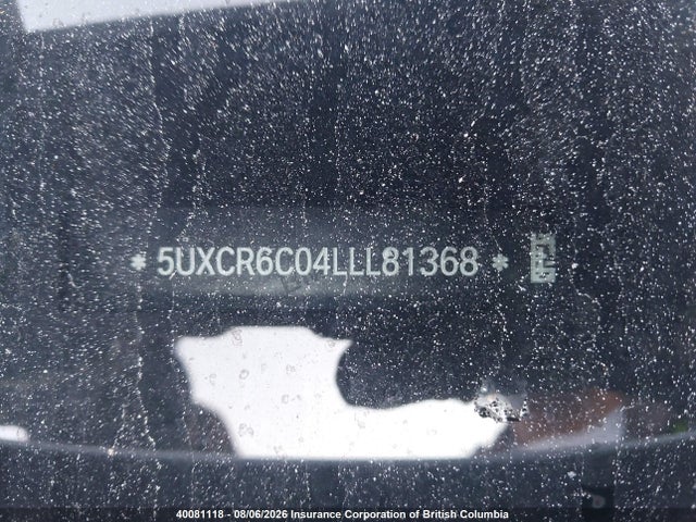 5UXCR6C04LLL81368 BMW X5 Xdrive40i