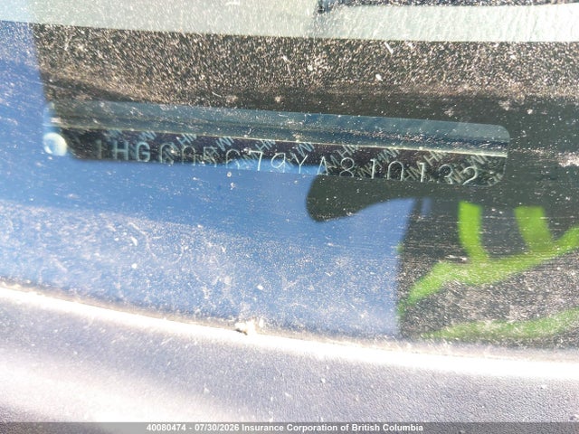Aukcja sprzedaży 2000 Honda Accord Se, vin: 1HGCG5679YA810132, numer aukcji: 40080474