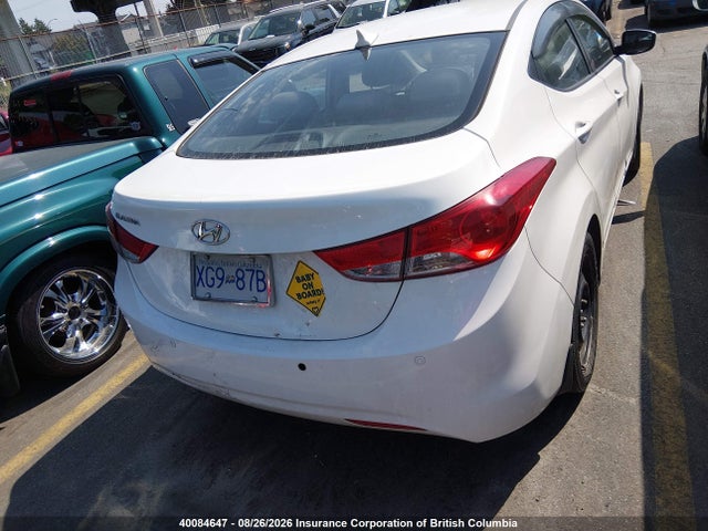 Продаж на аукціоні авто 2012 Hyundai Elantra Gls/limited, vin: 5NPDH4AE5CH147644, номер лоту: 40084647