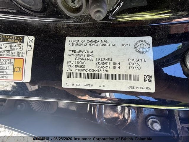 Honda CR-V 2017 2HKRW2H20HH121570 Image 5