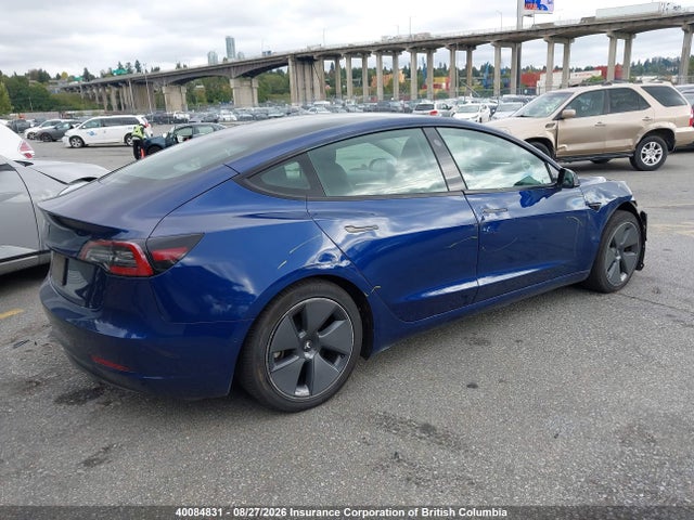 Tesla MODEL 3 2022 5YJ3E1EB7NF295539 Image 4