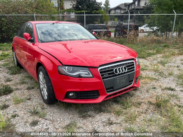 Aukcja sprzedaży 2012 Audi A4, vin: WAUBFCFL4CA118154, numer aukcji: 40084849