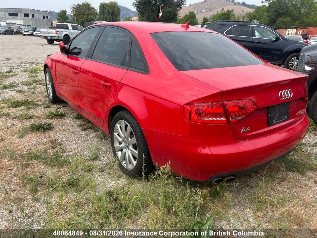 40084849 :رقم المزاد ، WAUBFCFL4CA118154 vin ، 2012 Audi A4 مزاد بيع