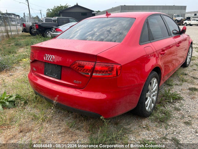 40084849 :رقم المزاد ، WAUBFCFL4CA118154 vin ، 2012 Audi A4 مزاد بيع