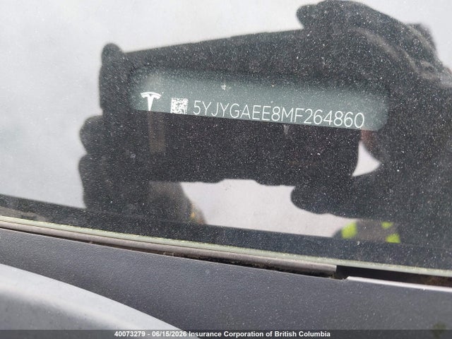 Tesla Model Y 2021 5YJYGAEE8MF264860 Image 9