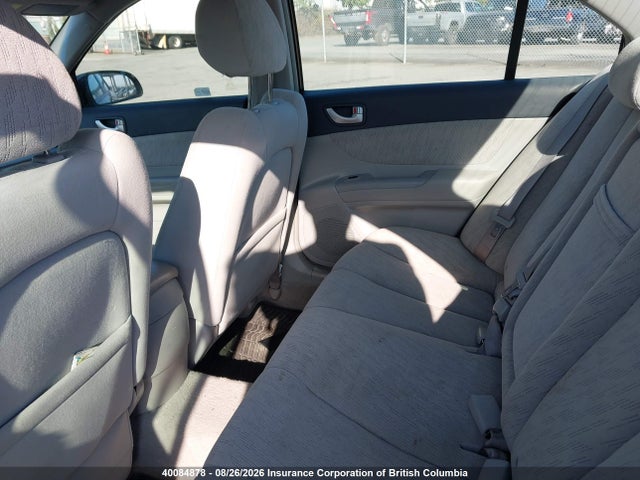 2007 Hyundai Sonata Gl მანქანა იყიდება აუქციონზე, vin: 5NPET46FX7H168998, აუქციონის ნომერი: 40084878