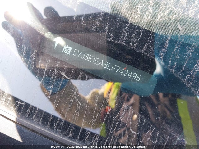 5YJ3E1EA8LF742495 Tesla MODEL 3