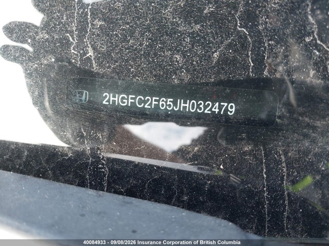 2HGFC2F65JH032479 Honda Civic