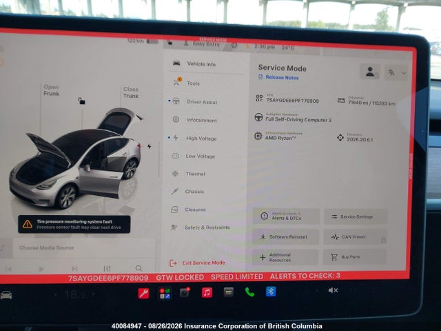 Tesla Model Y 2023 7SAYGDEE6PF778909 Image 7