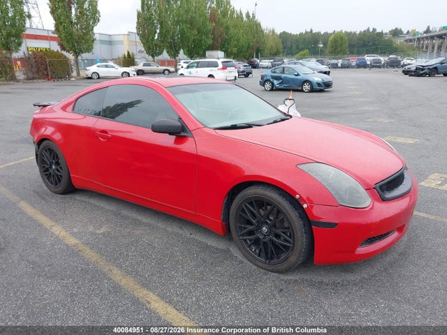 40084951 :رقم المزاد ، JNKCV54E94M824481 vin ، 2004 Infiniti G35 مزاد بيع