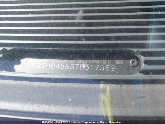 Продаж на аукціоні авто 2007 Dodge Caliber Sxt, vin: 1B3HB48B87D317569, номер лоту: 40084952