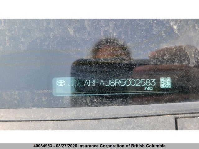 JTEABFAJ8R5002583 Toyota Land Cruiser