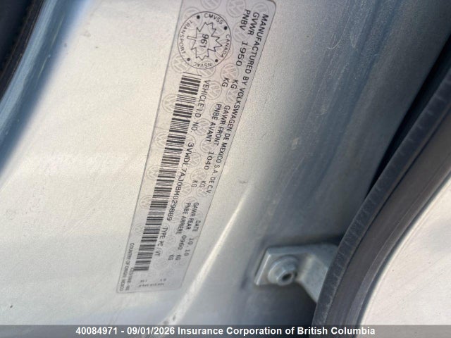 Aukcja sprzedaży 2011 Volkswagen Jetta, vin: 3VWDL7AJ0BM029889, numer aukcji: 40084971