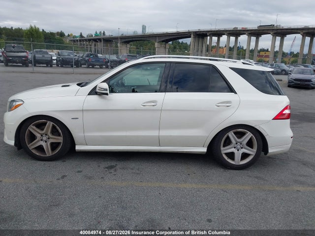 40084974 :رقم المزاد ، 4JGDA2EB6CA045653 vin ، 2012 Mercedes-benz Ml 350 Bluetec مزاد بيع