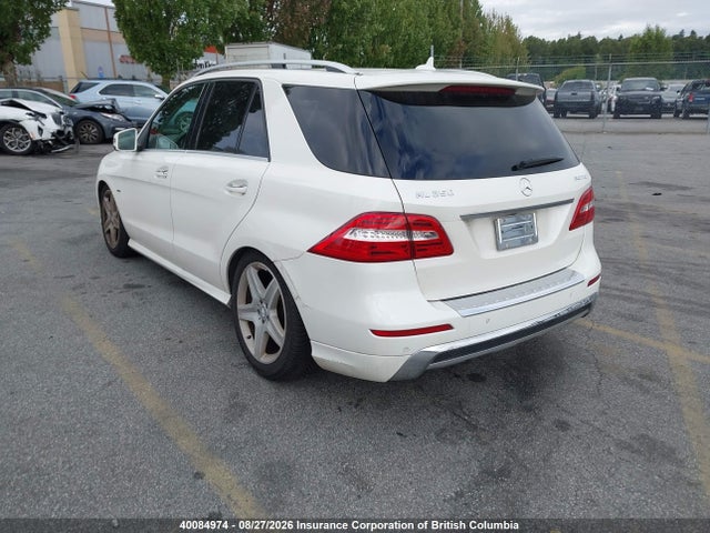 40084974 :رقم المزاد ، 4JGDA2EB6CA045653 vin ، 2012 Mercedes-benz Ml 350 Bluetec مزاد بيع