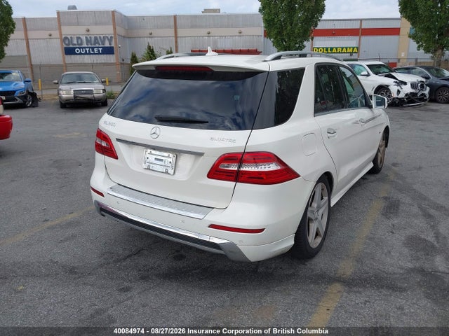 40084974 :رقم المزاد ، 4JGDA2EB6CA045653 vin ، 2012 Mercedes-benz Ml 350 Bluetec مزاد بيع
