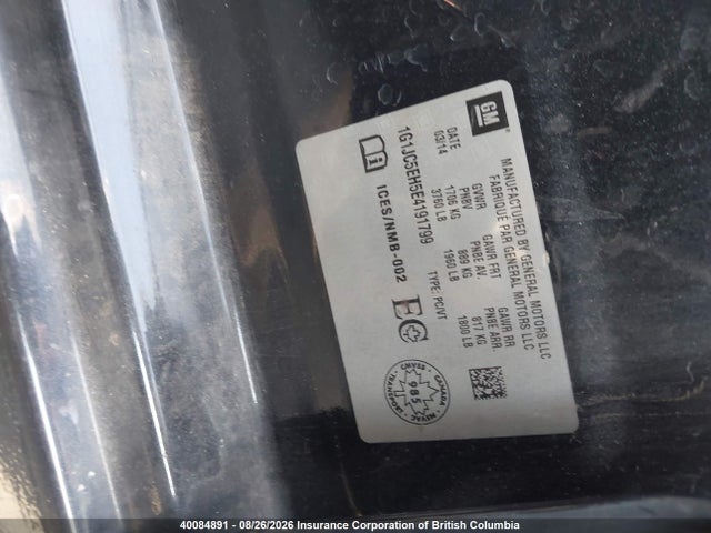Chevrolet SONIC LT 2014 1G1JC5EH5E4191799 Image 9