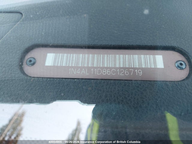 Aukcja sprzedaży 2006 Nissan Altima 2.5 S, vin: 1N4AL11D86C126719, numer aukcji: 40084985