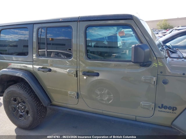 Aukcja sprzedaży 2025 Jeep Wrangler Sport, vin: 1C4PJXDG9SW631048, numer aukcji: 40074793