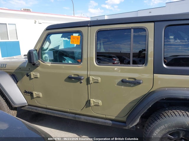 Aukcja sprzedaży 2025 Jeep Wrangler Sport, vin: 1C4PJXDG9SW631048, numer aukcji: 40074793