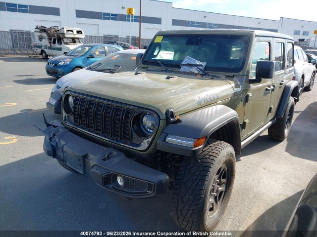 Aukcja sprzedaży 2025 Jeep Wrangler Sport, vin: 1C4PJXDG9SW631048, numer aukcji: 40074793