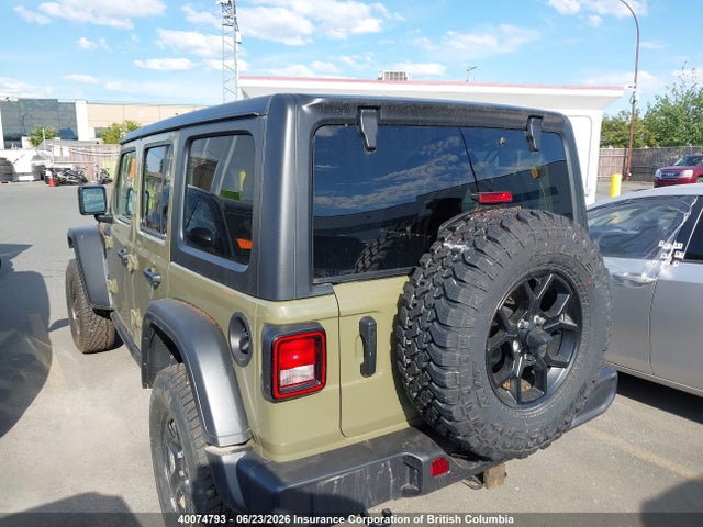 Aukcja sprzedaży 2025 Jeep Wrangler Sport, vin: 1C4PJXDG9SW631048, numer aukcji: 40074793