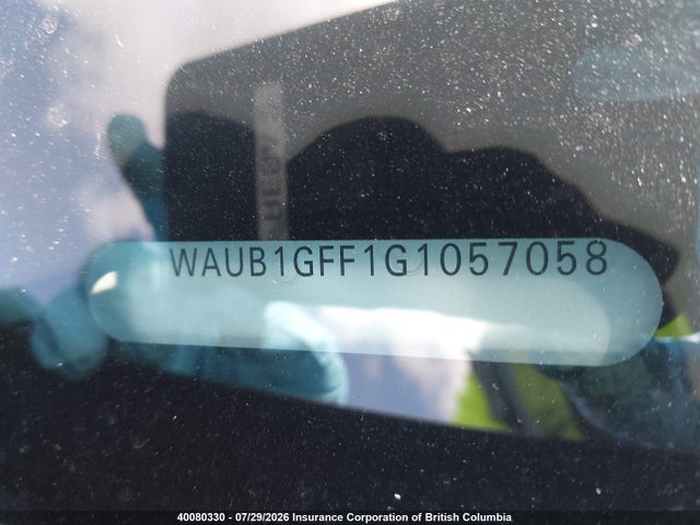 WAUB1GFF1G1057058 Audi S3 Premium Plus