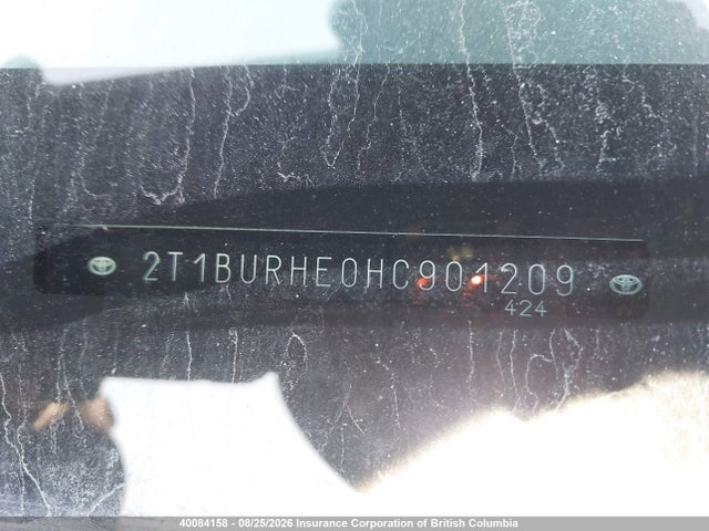 2T1BURHE0HC901209 Toyota Corolla L/le/xle/se/xse