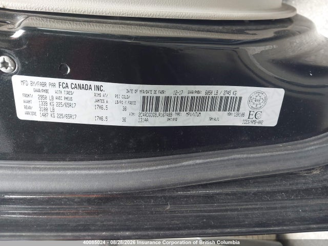 Dodge Grand Caravan Crew 2018 2C4RDGDG9JR167489 Image 9