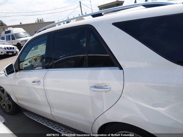 40079212 :رقم المزاد ، 4JGDA2EB4EA386519 vin ، 2014 Mercedes-benz Ml 350 Bluetec مزاد بيع