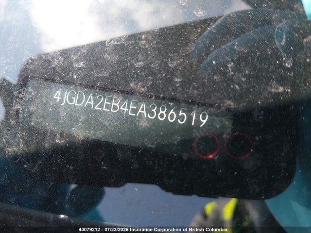 40079212 :رقم المزاد ، 4JGDA2EB4EA386519 vin ، 2014 Mercedes-benz Ml 350 Bluetec مزاد بيع