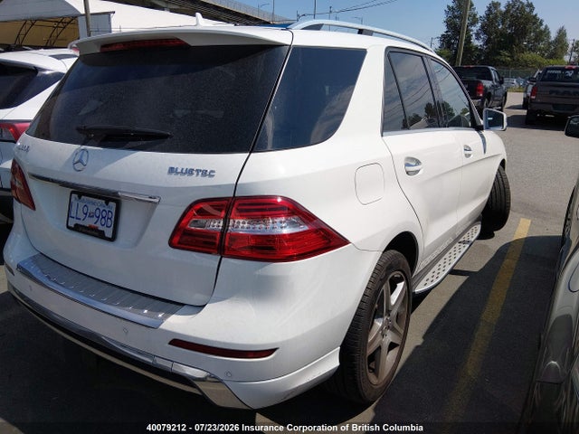 40079212 :رقم المزاد ، 4JGDA2EB4EA386519 vin ، 2014 Mercedes-benz Ml 350 Bluetec مزاد بيع