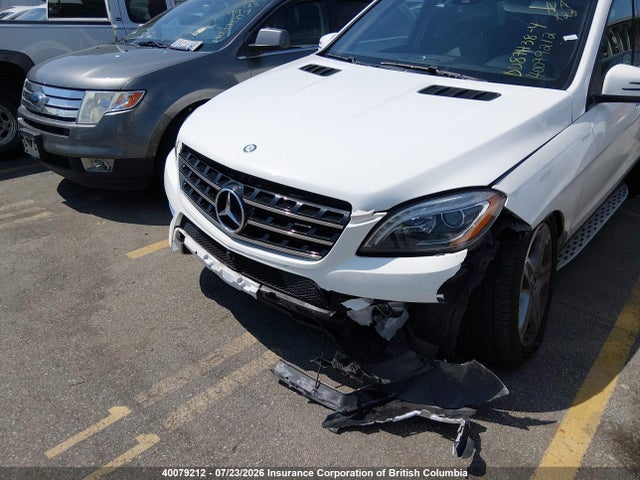 40079212 :رقم المزاد ، 4JGDA2EB4EA386519 vin ، 2014 Mercedes-benz Ml 350 Bluetec مزاد بيع