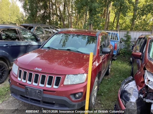 40085047 :رقم المزاد ، 1C4NJDAB3DD114437 vin ، 2013 Jeep Compass مزاد بيع