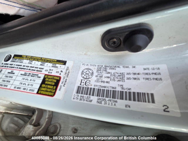 5TFCZ5AN0KX177068 Toyota Tacoma Trd Sport