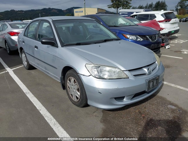 Продаж на аукціоні авто 2005 Honda Civic, vin: 2HGES16365H037548, номер лоту: 40085068