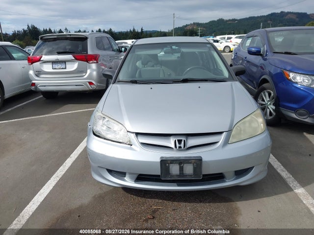 Продаж на аукціоні авто 2005 Honda Civic, vin: 2HGES16365H037548, номер лоту: 40085068