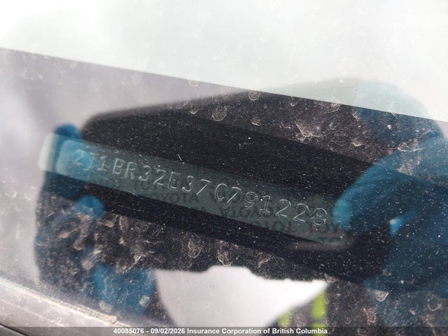 40085076 :رقم المزاد ، 2T1BR32E37C791228 vin ، 2007 Toyota Corolla Ce/le/sport مزاد بيع